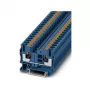 Phoenix Contact PT 6 BU Złączka przelotowa Push-in, niebieska, 6 mm², 41 A, 1000 V, szyna DIN