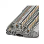 Phoenix Contact PTI 4-L/L 3-poziomowa listwa zaciskowa instalacyjna, Push-in, 4 mm², 400 V, 32 A, szary