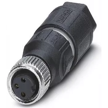 Złącze żeńskie M8 Phoenix Contact SACC-M 8FS-3QO-0,25-M, montowane w terenie, 8-pinowe, kodowanie A, QUICKON IDC, IP67 1441040