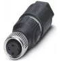 Złącze żeńskie M8 Phoenix Contact SACC-M 8FS-3QO-0,25-M, montowane w terenie, 8-pinowe, kodowanie A, QUICKON IDC, IP67 1441040