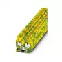 Phoenix MPT 2,5-PE mini listwa zaciskowa przewodu ochronnego, Push-in, 2,5 mm², zielono-żółta