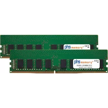 PHS-memory 16GB (2x8GB) DDR4 ECC UDIMM 2400MHz PC4-19200E zestaw pamięci dla QNAP TVS-682 SP570500