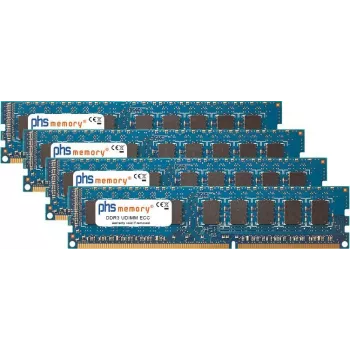 PHS-memory 32GB (4x8GB) zestaw DDR3 ECC UDIMM 1333MHz PC3-10600E pamięć dla Apple Mac Pro 5,1 SP463082