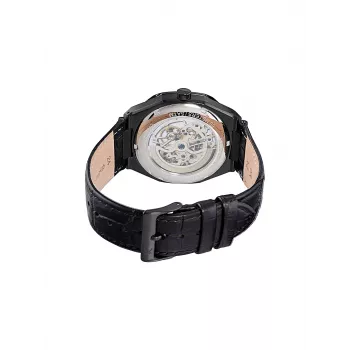 Zegarek męski Pierre Cardin CF.1002.LB.1 Analogowy Kwarcowy 42mm Czarna Tarcza Skórzany Pasek