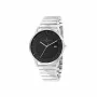 Zegarek męski Pierre Cardin CLC.6006 - koperta ze stali szlachetnej 43mm, czarny pasek skórzany