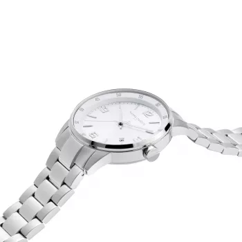 Zegarek męski Pierre Cardin analogowy kwarcowy CMR.0006 40mm stal nierdzewna czarna tarcza skórzany pasek