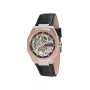 Zegarek męski Pierre Cardin CF.1002.LB.2 Kwarcowy Analogowy 42mm Stal nierdzewna Czarna tarcza Skórzany pasek