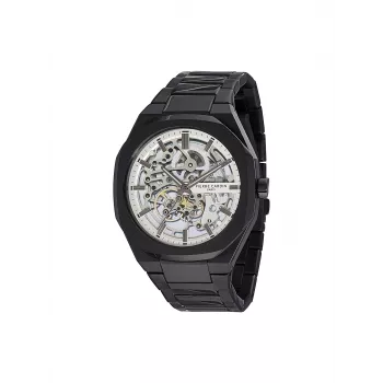 Zegarek męski Pierre Cardin CF.1002.MB z kwarcowym mechanizmem analogowym 42mm czarny stal nierdzewna siateczka mediolańska