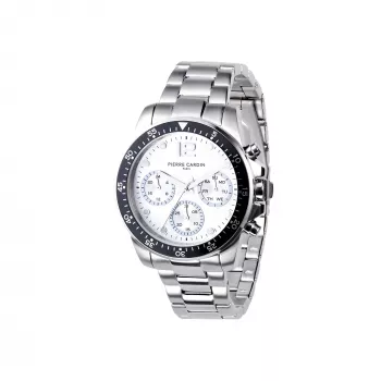 Zegarek męski Pierre Cardin CNI.0012 Kwarcowy Analogowy 40mm Stalowa Koperta Czarny Skórzany Pasek