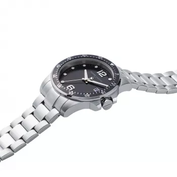 Zegarek męski Pierre Cardin CNI.0026 40mm koperta ze stali nierdzewnej czarny pasek skórzany