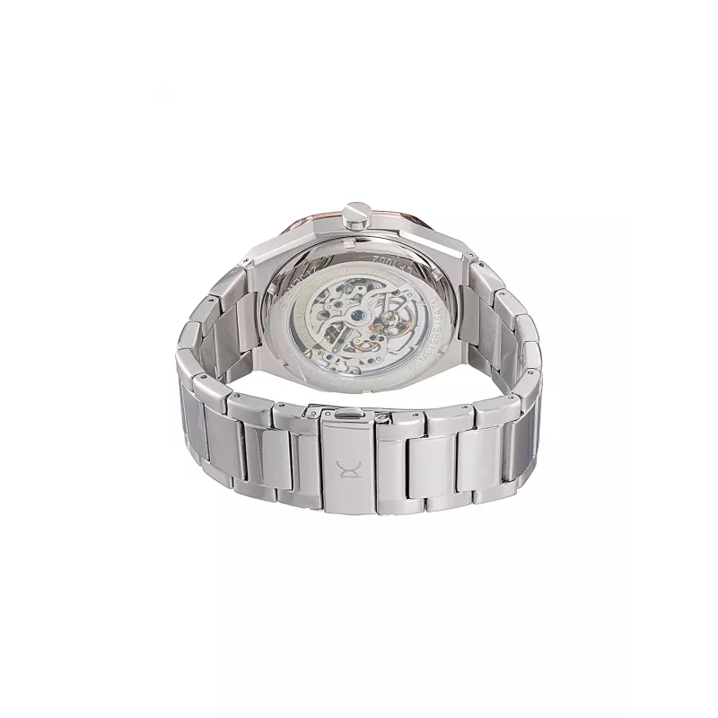Zegarek męski Pierre Cardin CF.1002.MU 42mm stal nierdzewna czarna tarcza pasek skórzany