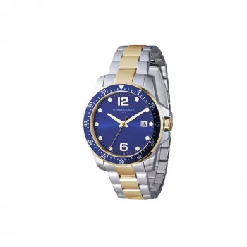 Zegarek męski Pierre Cardin CNI.0031 40mm koperta ze stali nierdzewnej, czarna tarcza, pasek skórzany