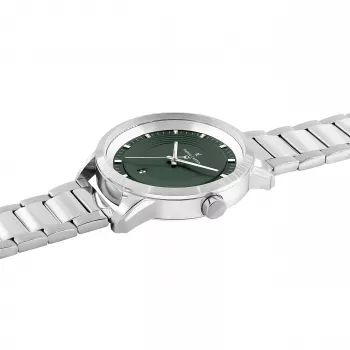 Zegarek męski Pierre Cardin CCP.5028 (45mm) Koperta ze stali nierdzewnej Czarna tarcza Skórzany pasek