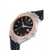 Zegarek męski Pierre Cardin CF.1000.LB.1 42mm Stal nierdzewna Kwarcowy Analogowy Czarna tarcza Skórzany pasek