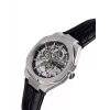 Zegarek męski Pierre Cardin CF.1002.LB.4 42mm Stal nierdzewna Kwarcowy Analogowy Czarna tarcza Skórzany pasek