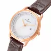 Zegarek męski Pierre Cardin CLC.6003 43mm stal nierdzewna czarna tarcza pasek ze skóry naturalnej