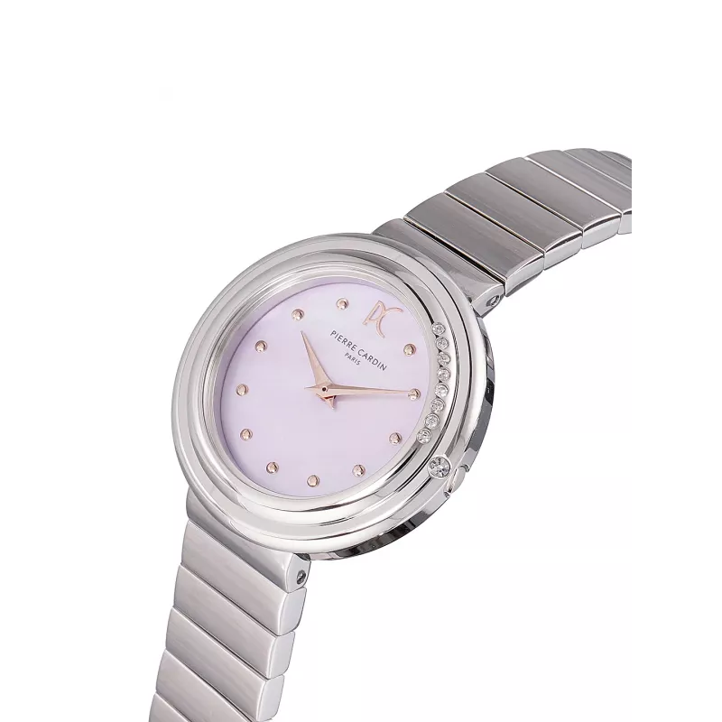 Zegarek damski Pierre Cardin CF.1010.MS.2 Kwarcowy Analogowy 32mm Srebrny Stal nierdzewna Siatka