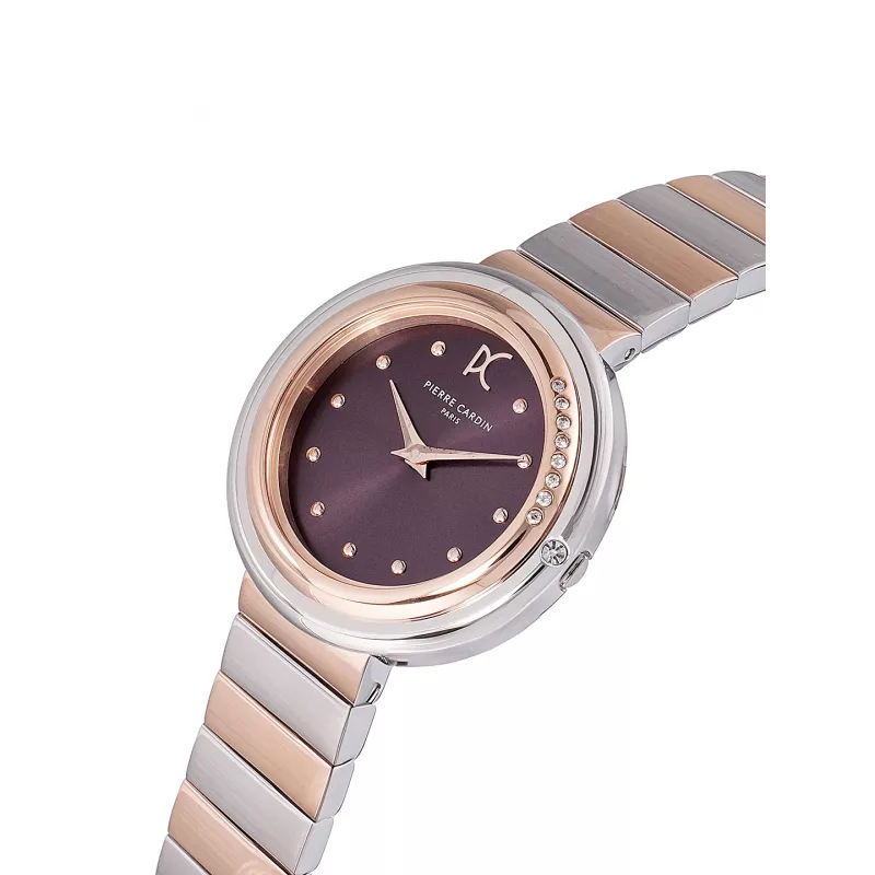 Zegarek damski Pierre Cardin CF.1010.MU.1 Kwarcowy Analogowy 32mm Srebrna Stal nierdzewna Mesh