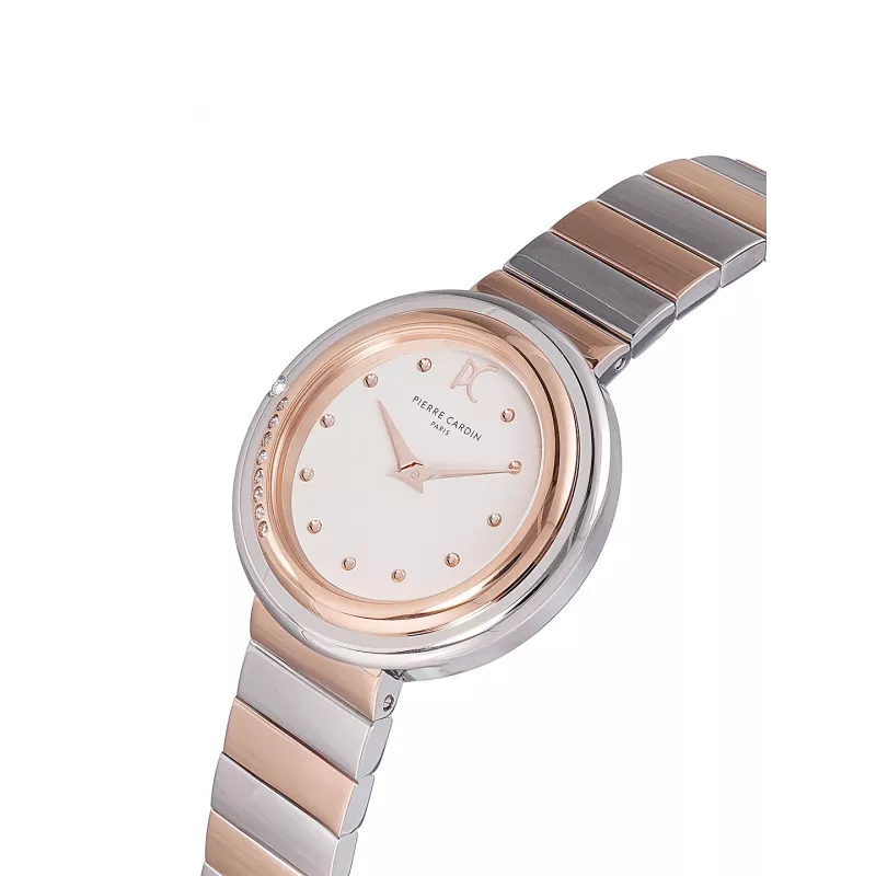 Zegarek damski Pierre Cardin CF.1010.MU.3 Kwarcowy 32mm Różowe Złoto Stal nierdzewna Siatka