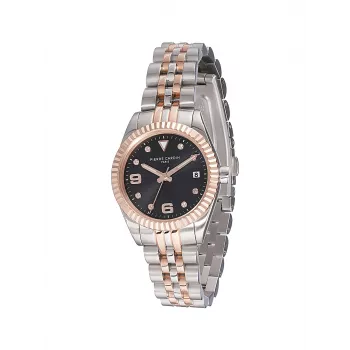 Zegarek damski Pierre Cardin Montmartre Quartz Analogowy CF.1012.MU.1 - 28mm Srebrna Stal Nierdzewna Siatka