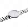 Zegarek damski Pierre Cardin CCM.0550 Kwarcowy Analogowy 32mm Koperta ze stali nierdzewnej Srebrna tarcza Czarny pasek skórzany