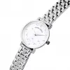 Zegarek damski Pierre Cardin CCM.0550 Kwarcowy Analogowy 32mm Koperta ze stali nierdzewnej Srebrna tarcza Czarny pasek skórzany