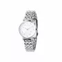 Zegarek damski Pierre Cardin CCM.0550 Kwarcowy Analogowy 32mm Koperta ze stali nierdzewnej Srebrna tarcza Czarny pasek skórzany