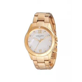 Zegarek damski Pierre Cardin CF.1009.MG.1 Kwarcowy Analogowy 34mm Złoty Stal Szlachetna