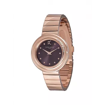 Zegarek damski Pierre Cardin CF.1010.MR Kwarcowy Analogowy 32mm Srebrna Tarcza Czarny Skórzany Pasek