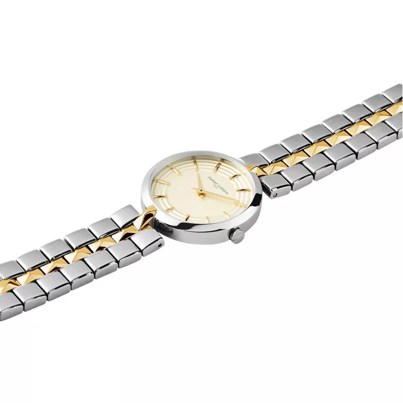Zegarek damski Pierre Cardin CF.0707.SU.G 32mm Srebrny Stal nierdzewna Bransoleta typu mediolańskiego