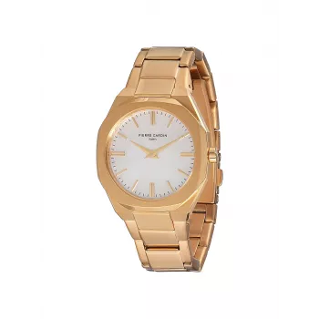 Zegarek damski Pierre Cardin CF.1008.MG - 32mm, złoty, stal nierdzewna, siateczka
