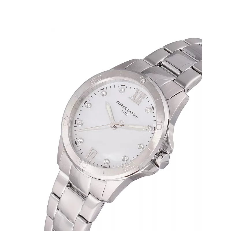 Zegarek damski Pierre Cardin CF.1009.MS 34mm Srebrny Stal nierdzewna Kwarcowy Analogowy