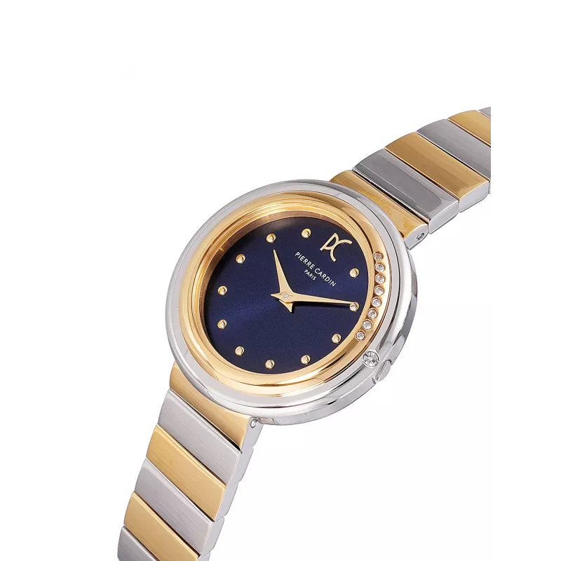 Zegarek damski Pierre Cardin CF.1010.MU 32mm Kwarcowy Analogowy Srebrna Tarcza Brązowy Pasek Skórzany
