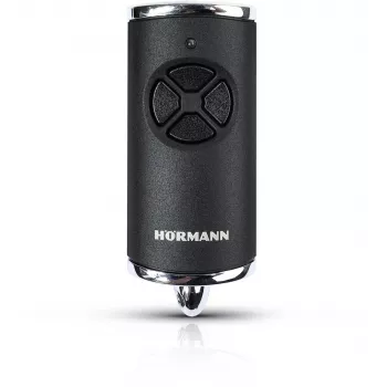 Pilot Hormann HSE 4 868MHz BiSecure Hand Transmitter (Czarny, Matowy, Chromowane Przyciski)
