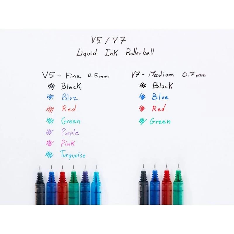 Pilot V7 czerwony długopis żelowy (BX-V7-R)