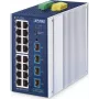 PLANET IGS-4215-16T4X Industrial L2/L4 Managed Switch - 16 Portów 10/100/1000 + 4 SFP