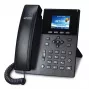 PLANET VIP-1260PT Kolorowy telefon IP PoE wysokiej rozdzielczości z kamerą 3MP, wyświetlaczem LCD 6-liniowym, czarny