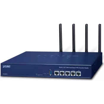 PLANET VR-300W5 Enterprise Wi-Fi 5 AC1200 Dual-Band VPN Security Router z SD-WAN, Firewall, VLAN, QoS, HA i AP Controller
