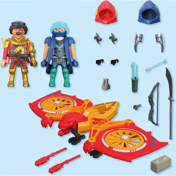 Playmobil 71833 Heroes: Hero Drone vs Evil Ninja