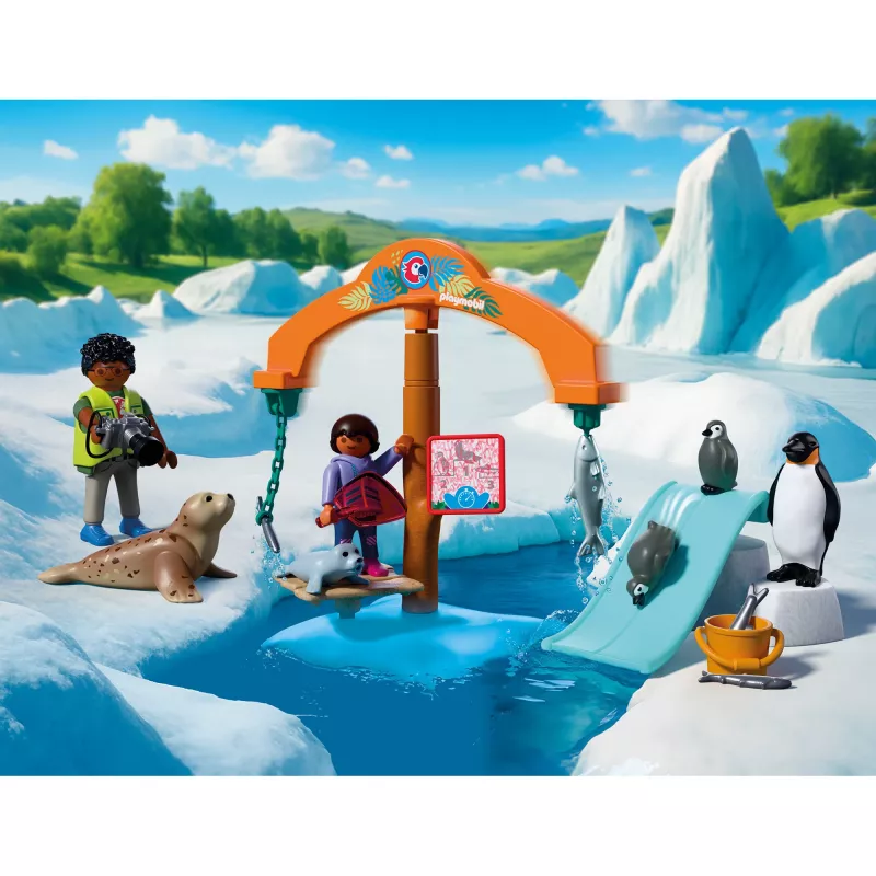 PLAYMOBIL 72073 Animals & Friends Zoo Ice Expedition Zestaw do zabawy
