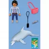 PLAYMOBIL 72091 Animals & Friends Zoo Dolphin and Visitor