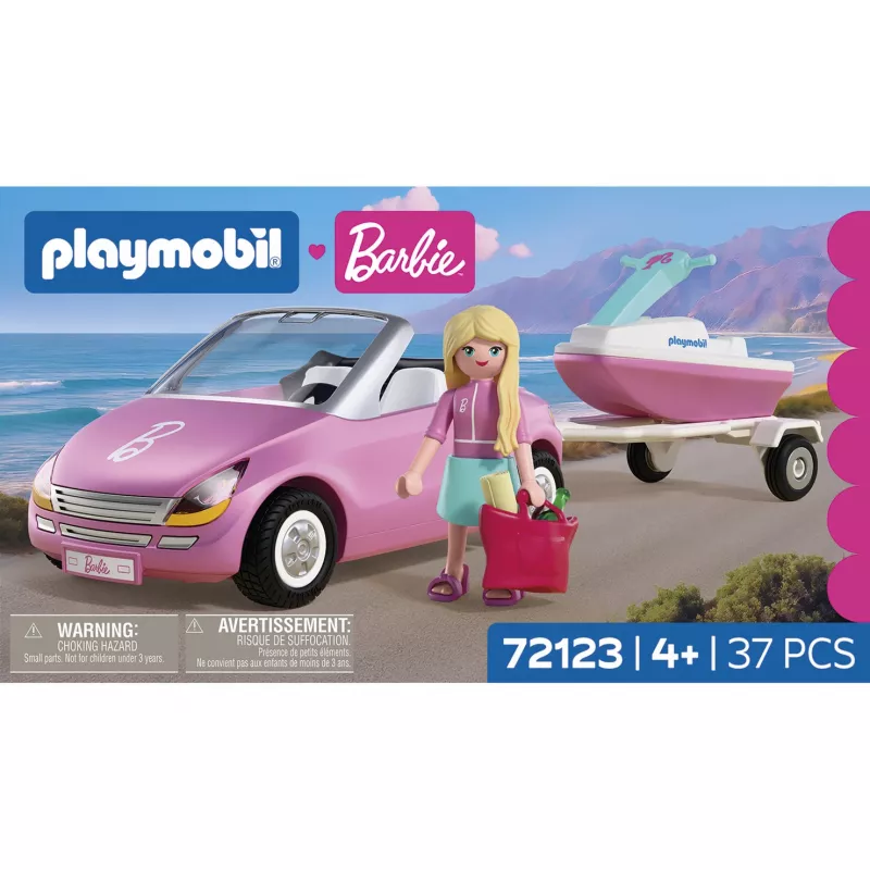 Playmobil 72123 Barbie Cabrio Samochód Kabriolet Zabawka