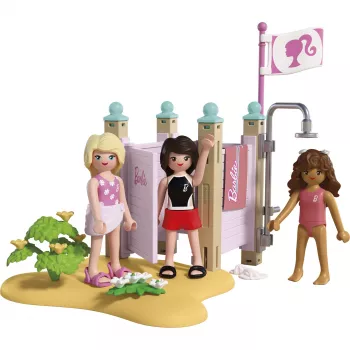 Playmobil 72124 Barbie Beach Fashion Play Figure Set