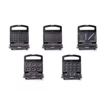 PMS PROMIS 5-w-1 Opiekacz FORMEA Sandwich, Cookie, Nut, Waffle, Doughnut, Grill