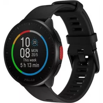Polar Pacer GPS Running Watch - Night Black - S/L Strap - 1.2 inch MIP Display - 32MB - Bluetooth