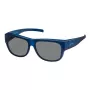 Okulary przeciwsłoneczne unisex Polaroid Ancillaries PLD9003SM3Q - czarna oprawka, szare soczewki polaryzacyjne