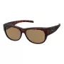 Okulary przeciwsłoneczne unisex Polaroid Ancillaries PLD9004SMQU - Havana/Tortoise - Brązowe soczewki polaryzacyjne - Ochrona UV400