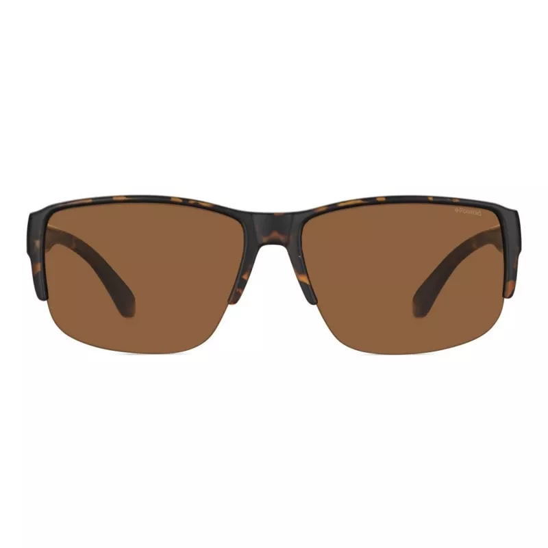 Polaroid Ancillaries PLD9007SV08 Okulary przeciwsłoneczne unisex - czarna oprawka, szare soczewki polaryzacyjne