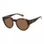 Polaroid Ancillaries PLD9017S086 Okulary przeciwsłoneczne unisex - Oprawka Havana/Tortoise, brązowe soczewki polaryzacyjne