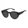 Polaroid Ancillaries PLD9017S08A Unisex Rectangular Sunglasses - Black Frame Grey Polarized Lens